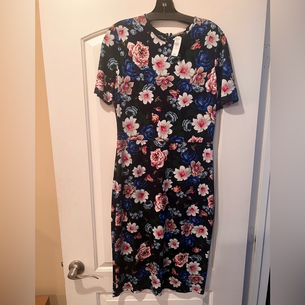 Erdem floral print dress NWT
